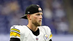 Chris Boswell looks on vs the Colts on September 29, 2024 in Indianapolis.