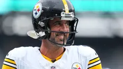 Aaron Rodgers during his first game for the Steelers