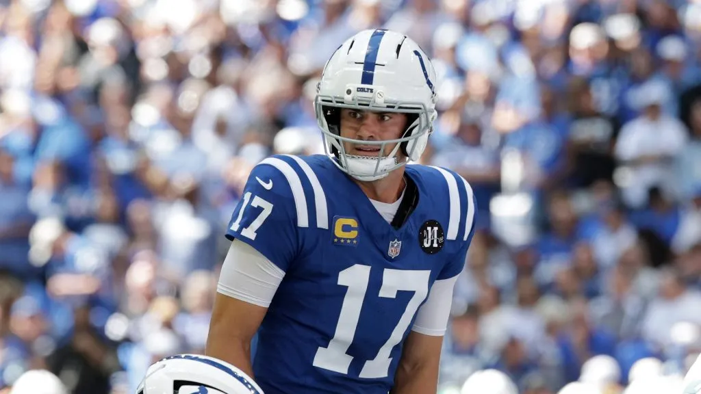 Daniel Jones #17 of the Indianapolis Colts.