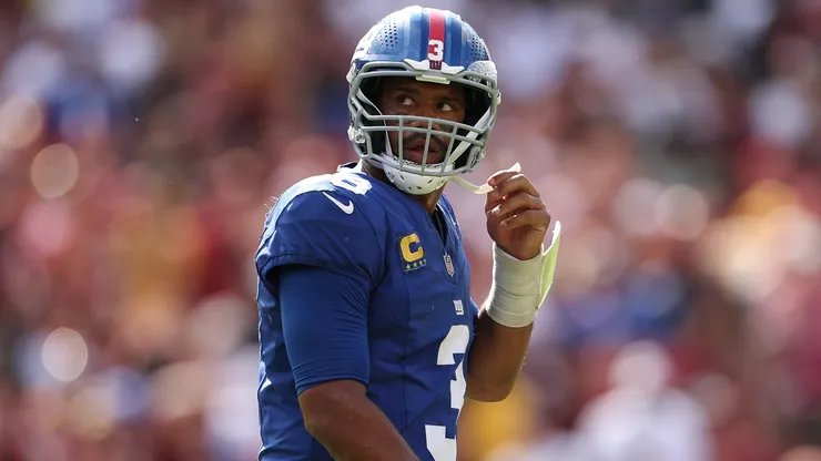 Russell Wilson #3 of the New York Giants