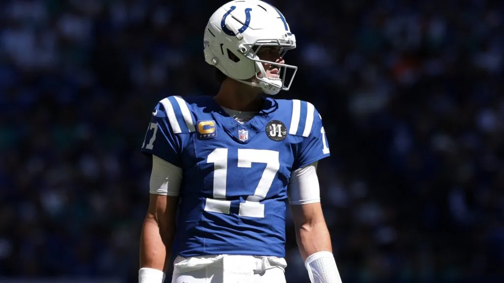Daniel Jones #17 of the Indianapolis Colts