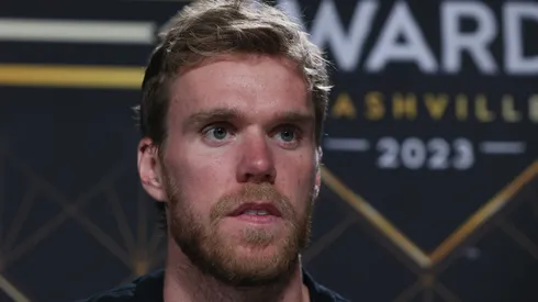 Connor McDavid at the Bridgestone Arena on June 25, 2023.