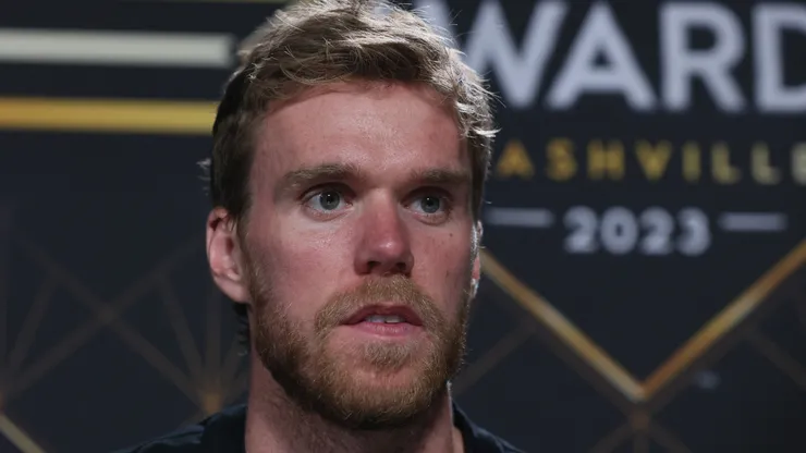 Connor McDavid at the Bridgestone Arena on June 25, 2023.