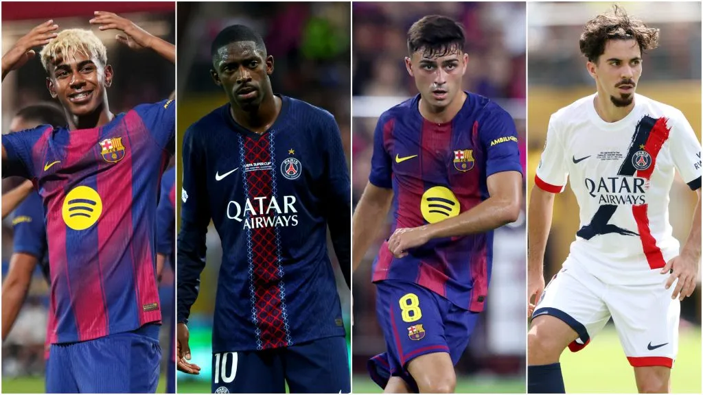 Lamine, Dembele, Pedri, Vitinha