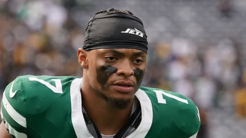 Justin Fields quarterback of the New York Jets (2025)