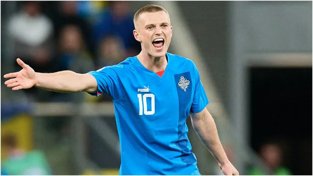 Albert Gudmundsson of Iceland – Rafal Oleksiewicz/Getty Images