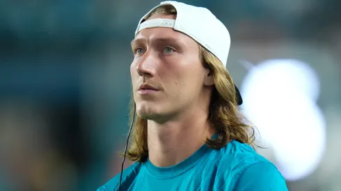 Trevor Lawrence #16 of the Jacksonville Jaguars.