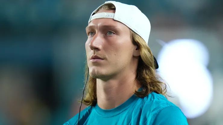 Trevor Lawrence #16 of the Jacksonville Jaguars.