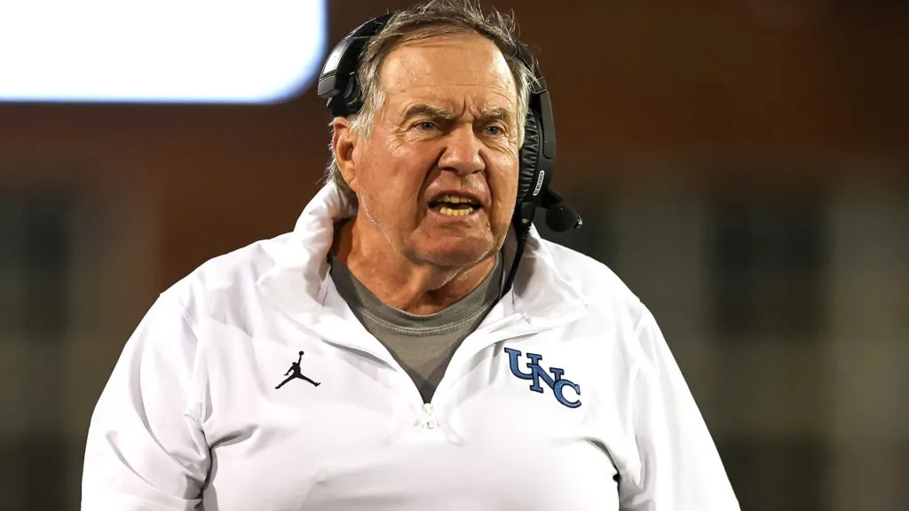 Head Coach Bill Belichick of the North Carolina Tar Heels.