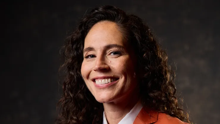 Sue Bird poses for a portrait.