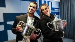 US Open 2025 Champions Carlos Alcaraz of Spain and Aryna Sabalenka.