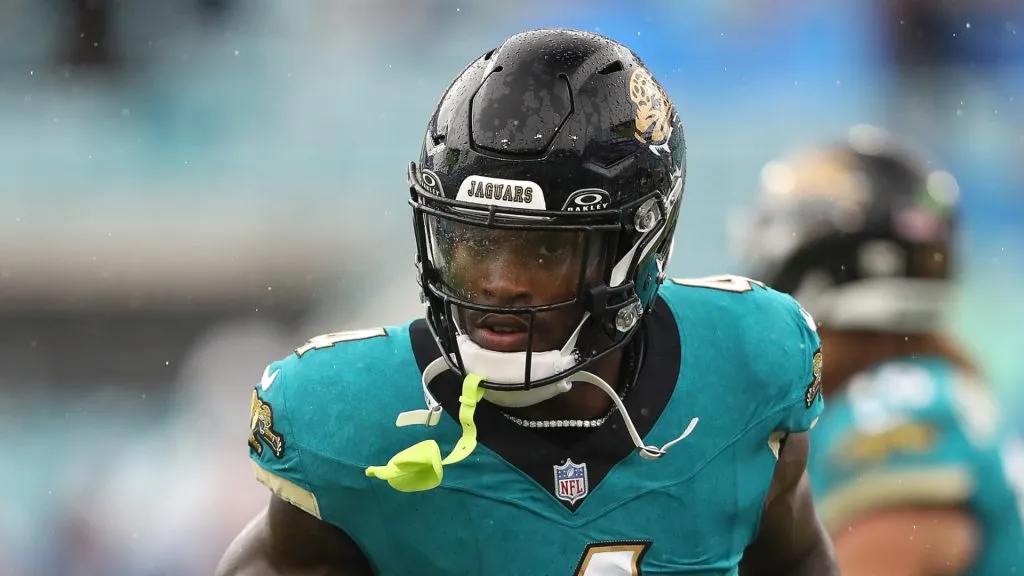 Tank Bigsby of the Jacksonville Jaguars during a game