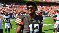 Shedeur Sanders #12 of the Cleveland Browns.