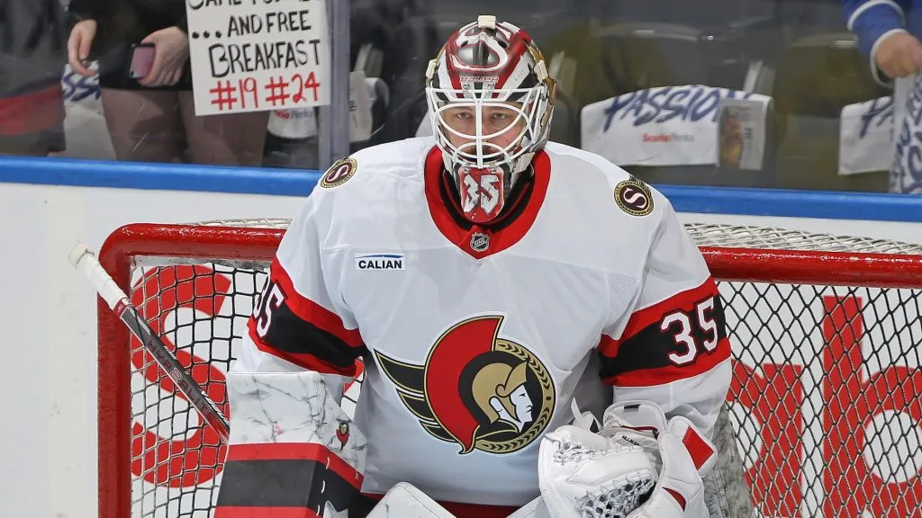 Senators’ Ullmark urges NHL to rethink key rules. (Photo by Claus Andersen/Getty Images)