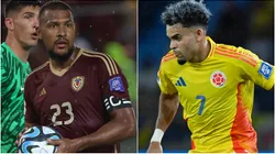 Salomon Rondon of Venezuela and Luis Diaz of Colombia.