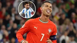 Cristiano Ronaldo of Portugal and Lionel Messi of Argentina.