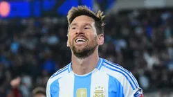 Lionel Messi reacts during a game.