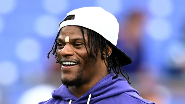 Lamar Jackson quarterback of the Baltimore Ravens