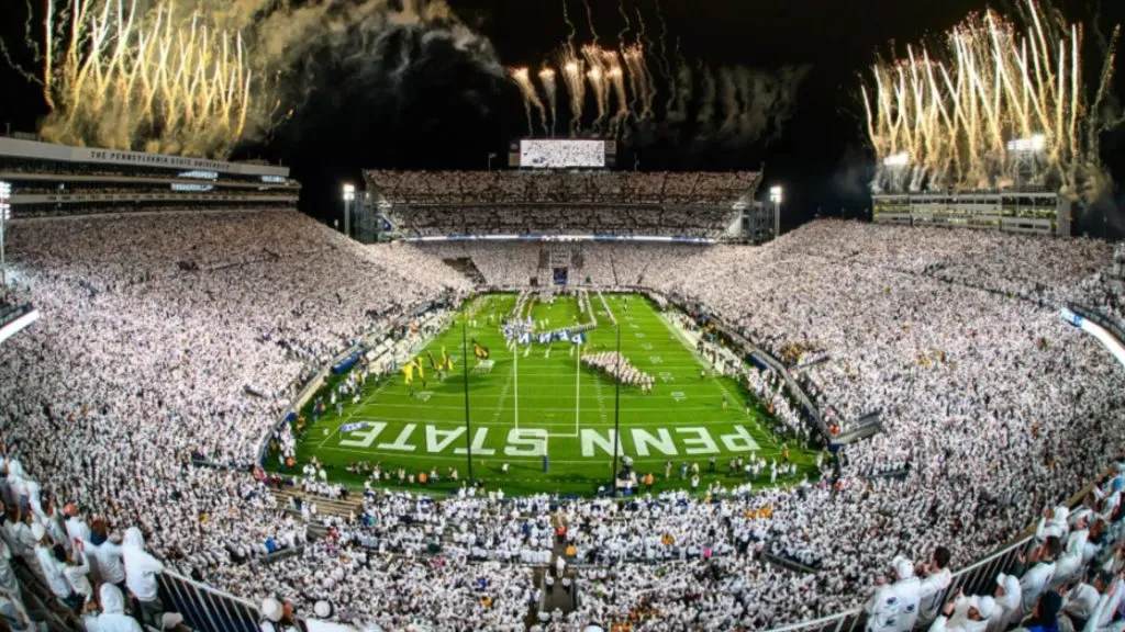 Penn State’s white out (Source: Penn State Athletics)