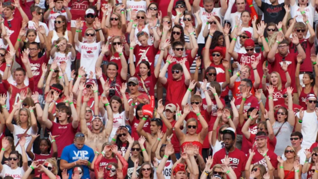 Arkansas fans (Source: University of Arkansas)