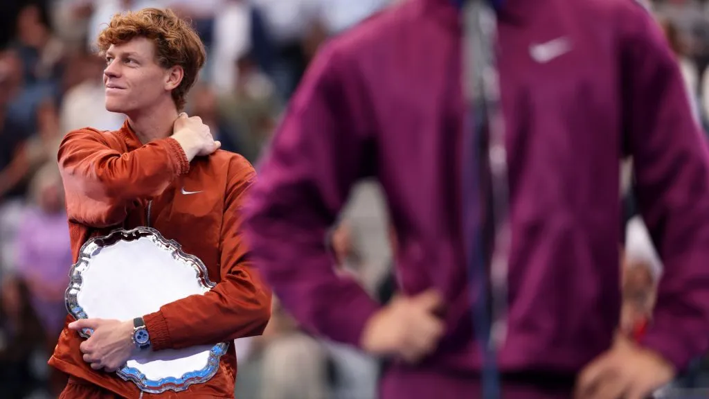 Jannik Sinner lost his second Grand Slam final to Carlos Alcaraz this season. (Clive Brunskill/Getty Images)