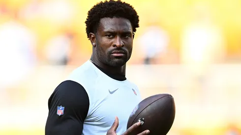 DK Metcalf #4 of the Pittsburgh Steelers