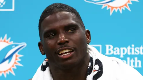 Tyreek Hill wide receiver of the Dolphins.