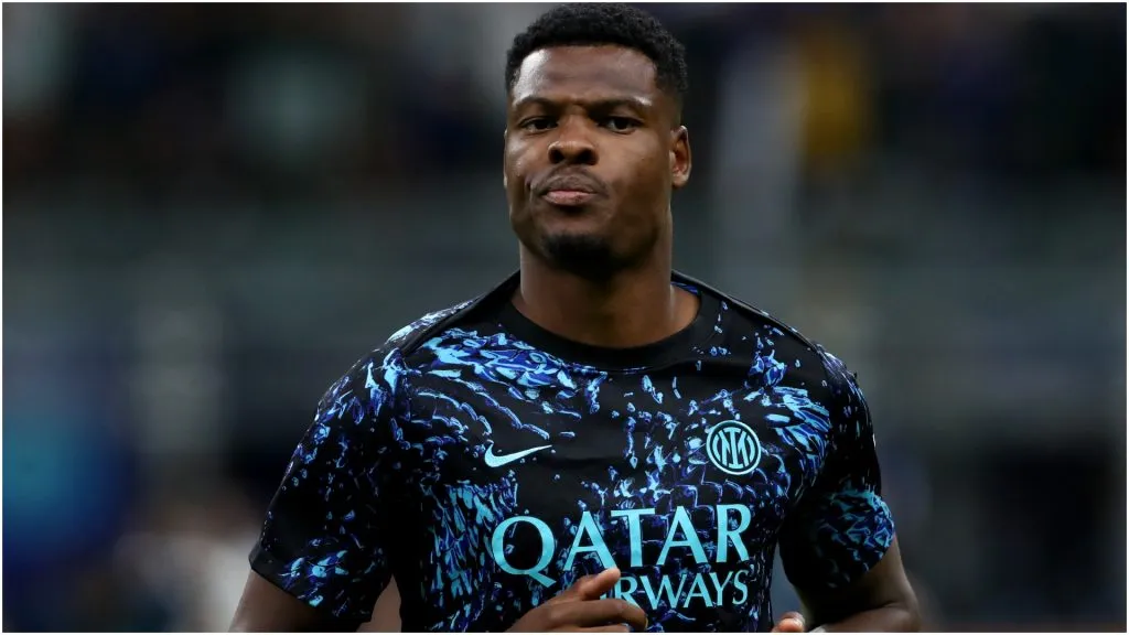 Denzel Dumfries of Inter – Marco Luzzani/Getty Images