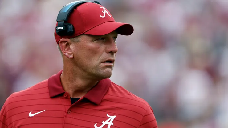 Head coach Kalen DeBoer of the Alabama Crimson Tide.