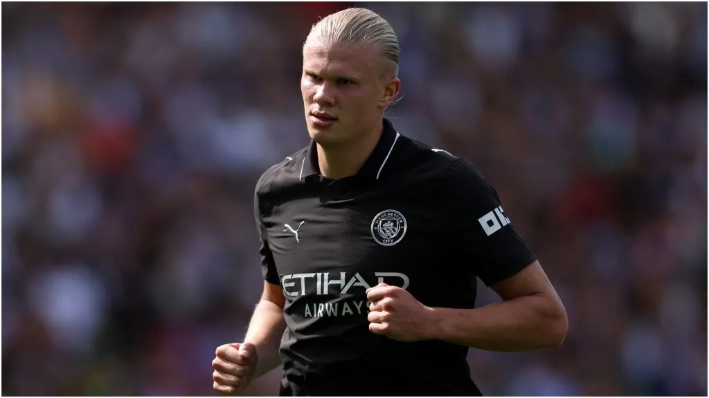 Erling Haland of Manchester City – Justin Setterfield/Getty Images