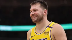 Luka Doncic #77 of the Los Angeles Lakers.