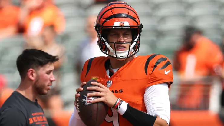Joe Burrow #9 of the Cincinnati Bengals.