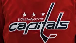 Detailed view of the Washington Capitals logo