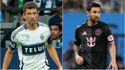 Thomas Muller of Vancouver and Lionel Messi of Inter Miami