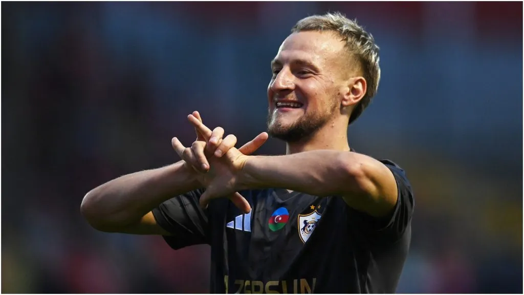 Olexiy Kashchuk of Qarabag – Charles McQuillan/Getty Images