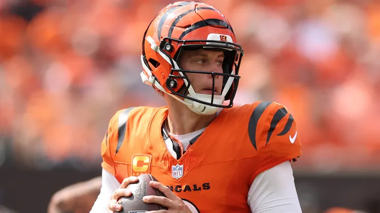 Joe Burrow #9 of the Cincinnati Bengals.