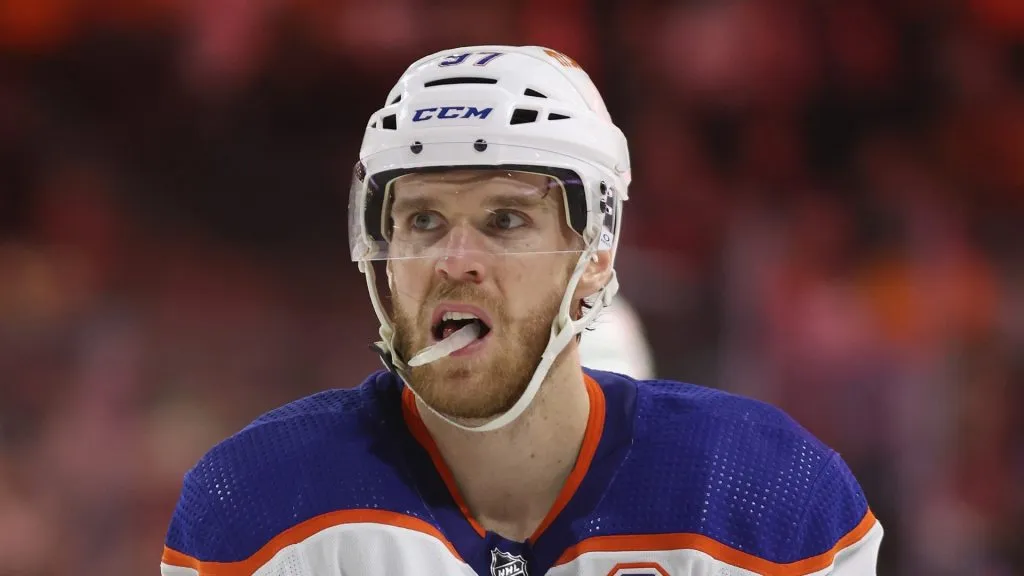 Connor McDavid during a play