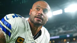 Dak Prescott #4 of the Dallas Cowboys runs off the field after being defeated by the Philadelphia Eagles.