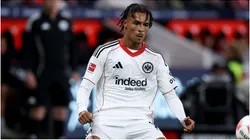Jean-Matteo Bahoya of Eintracht Frankfurt