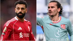 Mohamed Salah of Liverpool and Antoine Griezmann of Atletico Madrid.