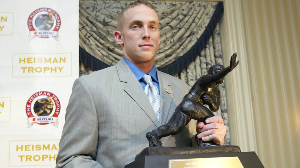 Jason White of the University of Oklahoma Sooners in 2003. (Source: Chris Trotman/Getty Images)