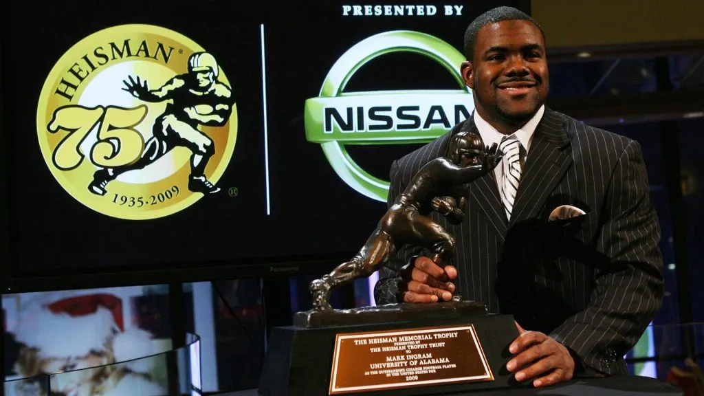 Mark Ingram #22 of the Alabama Crimson Tide in 2009. (Source: Chris Trotman/Getty Images)