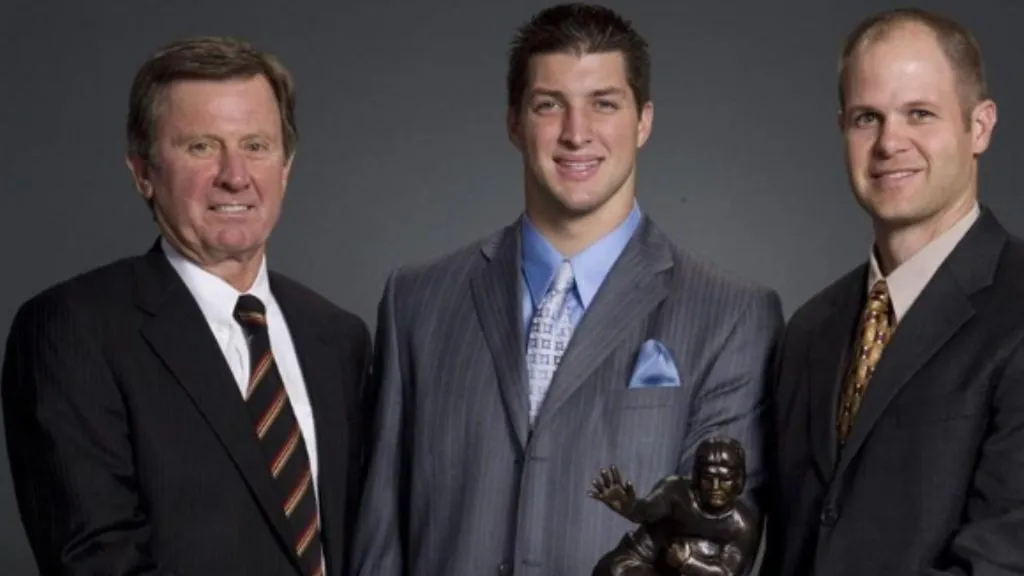 Steve Spurrier, Danny Wuerffel and Tim Tebow. (Source: NCAA and Florida Athletics)