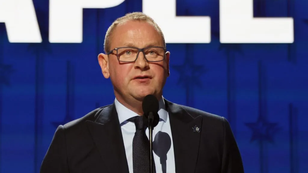 Treliving confirms urgency in adding a top-six forward to support Auston Matthews. (Photo by Bruce Bennett/Getty Images)