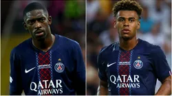 Ousmane Dembele and Desire Doue of PSG.