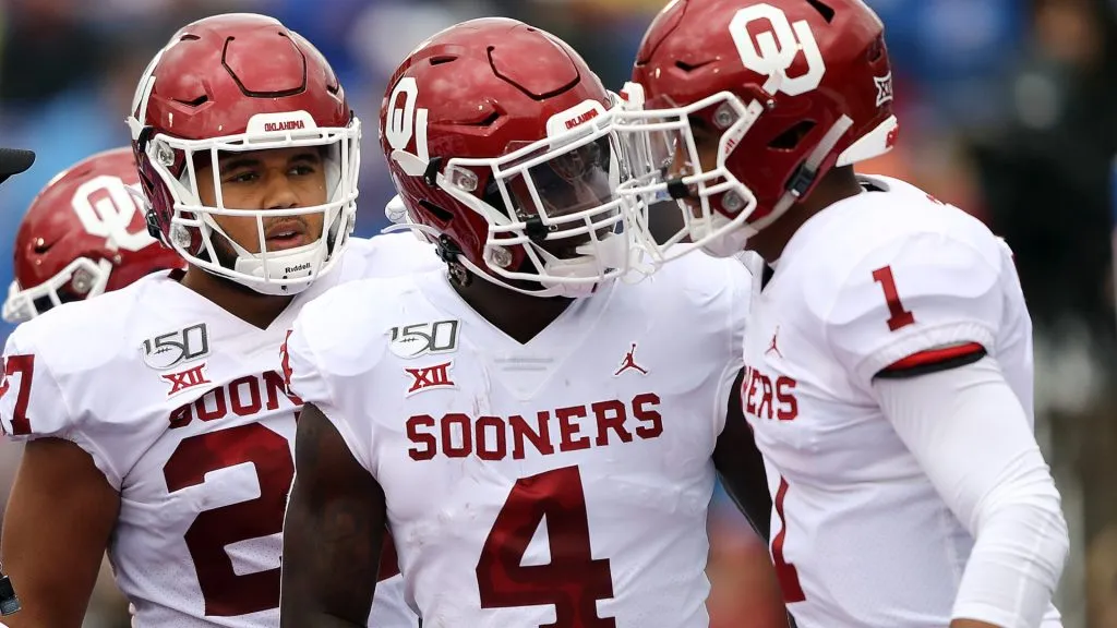 Oklahoma Sooners players in 2019. (Source: Jamie Squire/Getty Images)