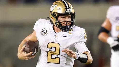 Diego Pavia #2 of the Vanderbilt Commodores.