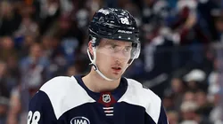 Martin Necas at Ball Arena on January 31, 2025 in Denver, Colorado.