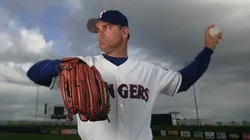 Kenny Rogers of the Texas Rangers poses for a portrait on Photo Day in 2005.