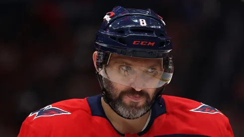 Alex Ovechkin at Capital One Arena on March 20, 2025 in Washington, DC.